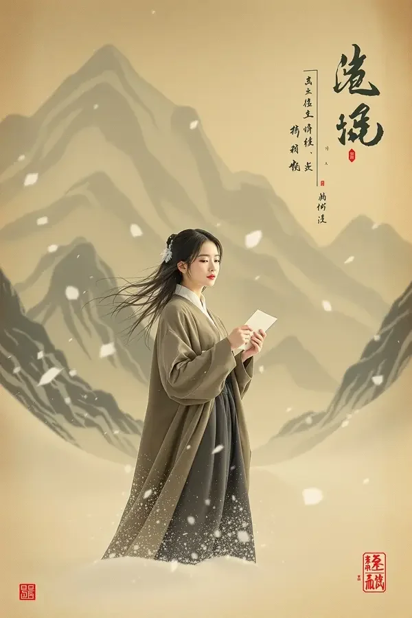 初雪告白 电影海报 爱情 青春 文艺